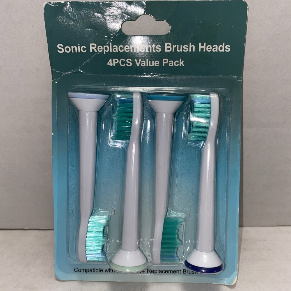 2pk X 4 replacement brushes for ELECTRIC toothbrushes-HX6014